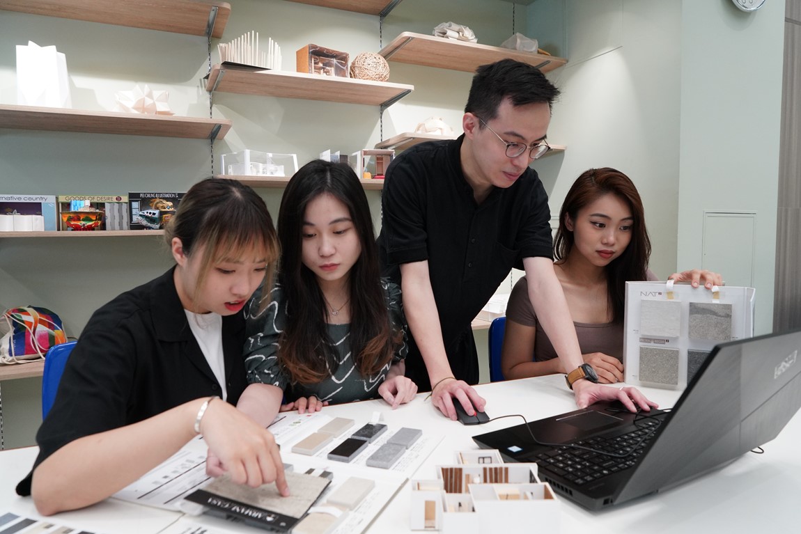 未来三人将升读HKDI建筑及室内设计相关的高级文凭课程