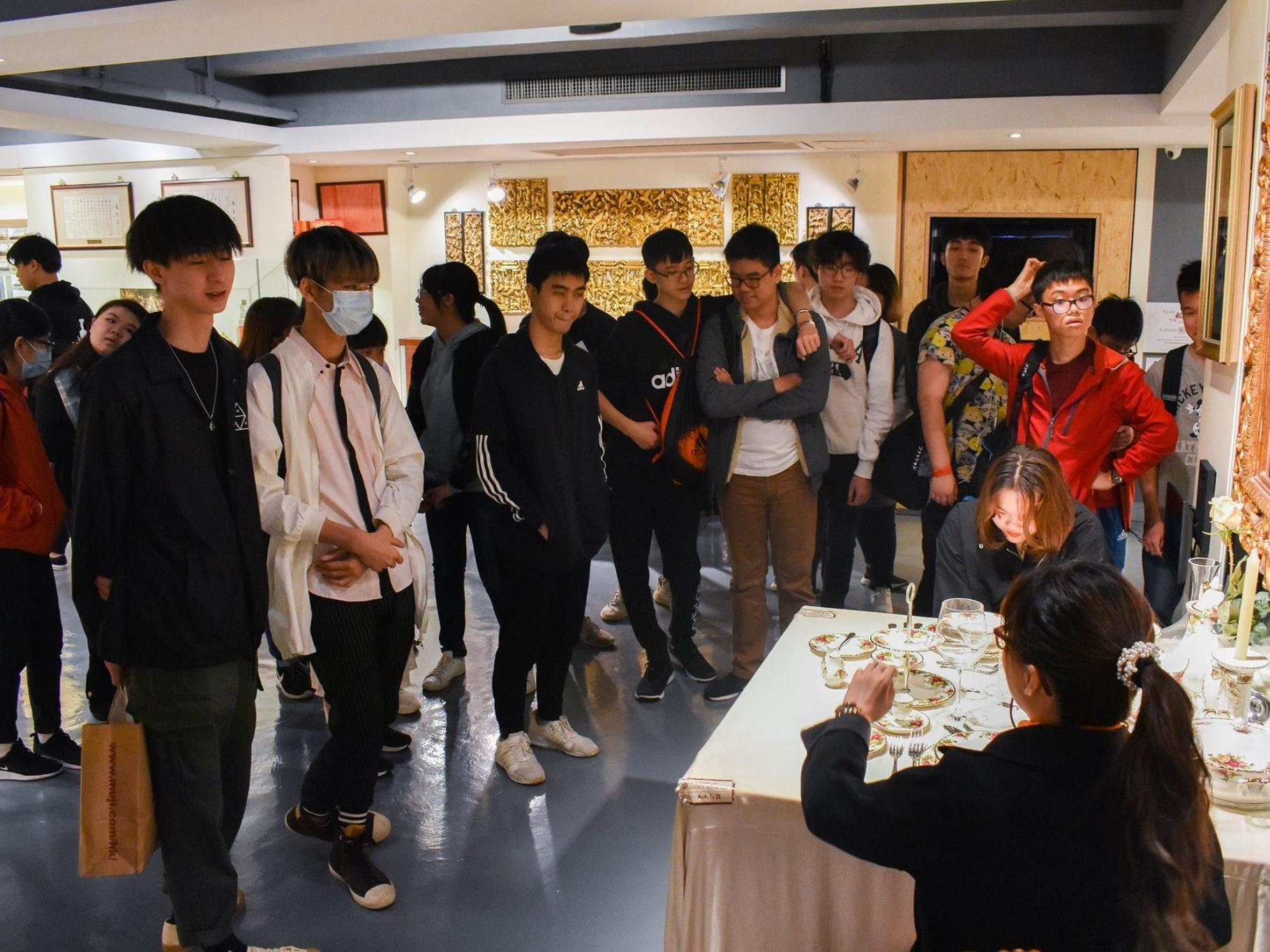 商业同学参观稻香饮食文化博物馆