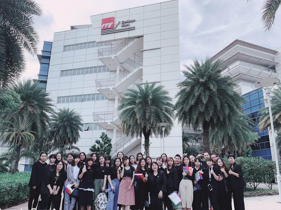 Group photo at the Institute of Technical Education (ITE)