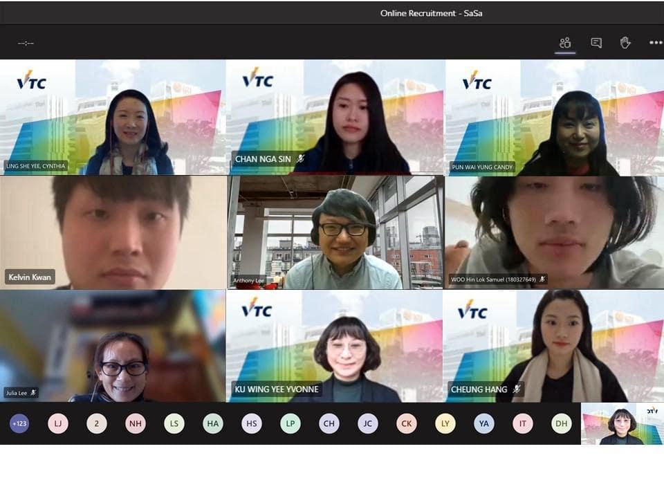 与网上就业讲座嘉宾合照