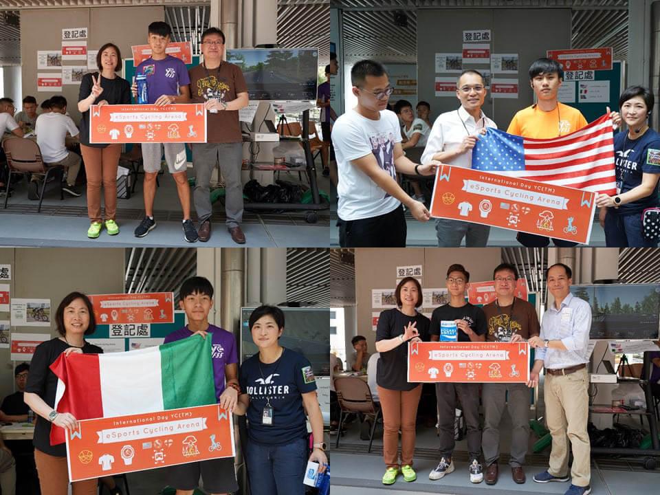 A group photo of the award-winning students and the teacher