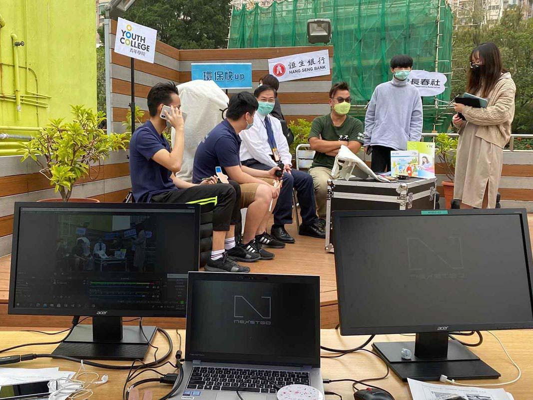 Students provided video recording and Live broadcasting service to CAHK.