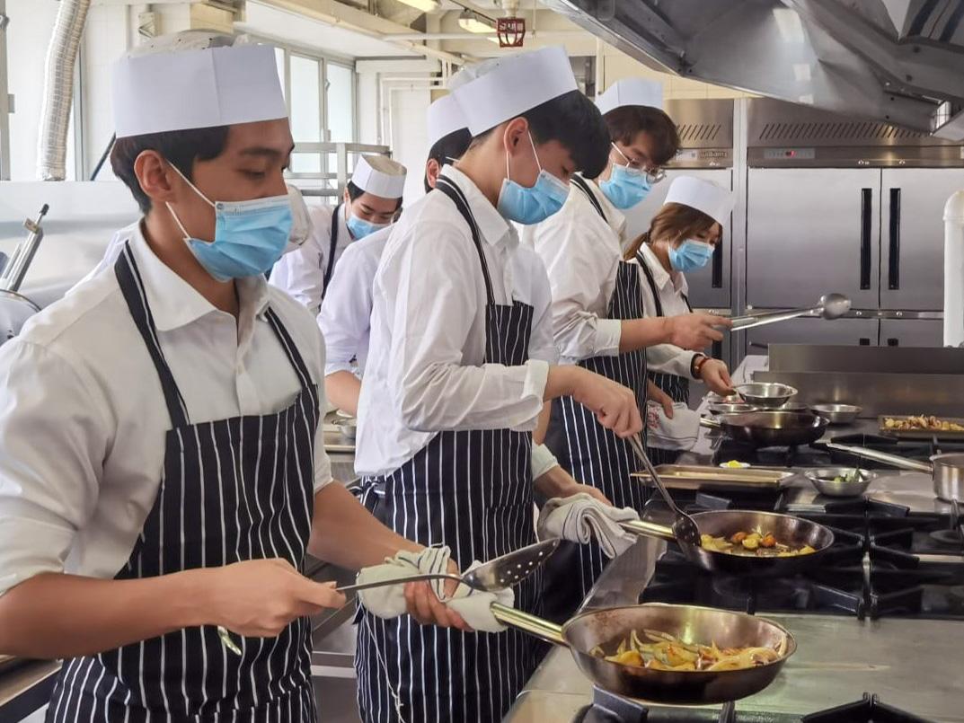 “First cooking in my life”