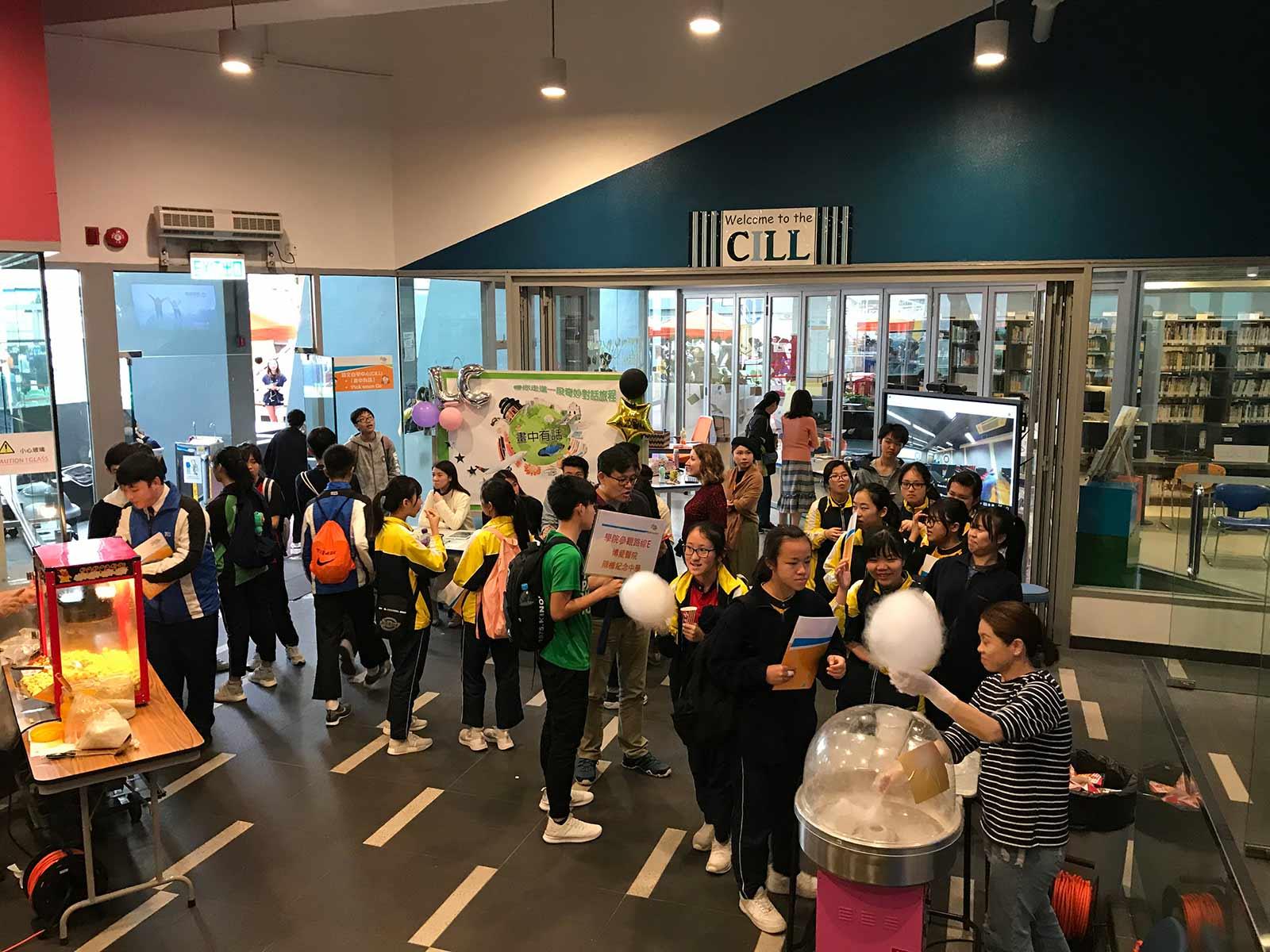 Visitors had a great time playing the interactive games during the YC Open Day. 